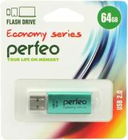 Флешка 64GB USB2 Perfeo E01 Green