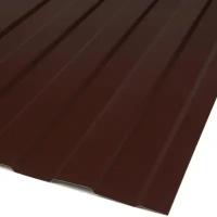Профнастил С-8 RAL8017 коричневый шоколад 2000х1200х0,4мм (2,4м2) / Профнастил С-8 RAL 8017 коричневый шоколад 2000х1200х0,4мм (2,4 кв.м.)