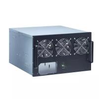 EXEGATE Корпуса EX270770RUS Корпус для майнинга Pro 6-470 <без БП, 2 USB, 3 fan 120мм, места под: 6 видеокарт, 2 БП>