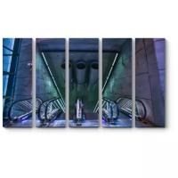 Модульная картина Picsis Современный эскалатор в метро (90x54)
