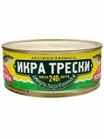 Консервы рыбные - Икра трески, 240 г