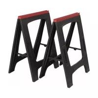 Козлы столярные складные Keter Sawhorse, 60 x 79,2 x 57,2 см, черные