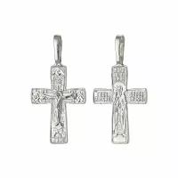 Крест нательный серебряный, арт прК-1099