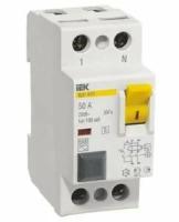 Выключатель дифференциального тока IEK (УЗО) ВД1-63S 2Р 40А 300мА (MDV12-2-040-300)