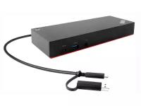 Док-станция Lenovo ThinkPad Hybrid USB-C with USB-A Dock (RJ-45, 2xUSB 2.0, 3xUSB 3.0, 1xUSB Type-C, 2xHDMI, 2xDisplayPort). 135Вт Черный 40AF0135EU