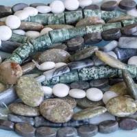 Микс из натуральных камней, цветовой и размерный микс (уп 20 г)