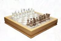 Шахматы каменные стандартные (высота короля 3,50 дюйма)