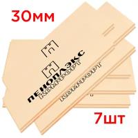 Пеноплэкс 30мм комфорт утеплитель из экструзионного пенополистирола 30х585х1185мм (7 плит)