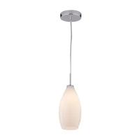 Потолочный светильник Arte Lamp Bicchiere A4282SP-1CC, 40 Вт, кол-во ламп: 1 шт., цвет арматуры: хром, цвет плафона: белый