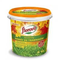 Florovit удобрение гранулированное для газонов, осеннее, ведро, 8 кг