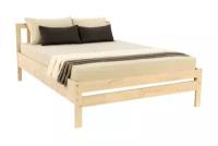 Кровать Боровичи-Мебель Массив выбеленная береза 205х126.5х80 см