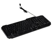 Клавиатуры Smartbuy Клавиатура Smartbuy RUSH 715, игровая, проводная, мембранная, 104 клавиши, подсветка, черная