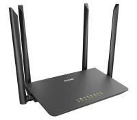 Беспроводной маршрутизатор D-Link DIR-820/RU/A1A 802.11aс 867Mbps 2.4 ГГц 5 ГГц 3xLAN LAN черный