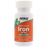 Iron 36 мг (Железо двойная сила) 90 капс (Now Foods)