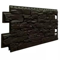 Панель фасадная Vilo Stone Dark Brown 1х0,42 м, темно-коричневый