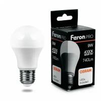 Лампа светодиодная Feron.PRO 38027 LB-1009 E27 9Вт 4000K