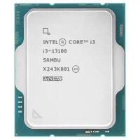 Процессор Intel Core i3 13100, 4x3.4GHz/12Mb/UHDG 730 LGA-1700 OEM