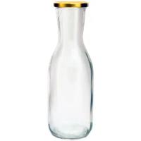 Бутылка стеклянная 1 литр с крышкой ТО-66 