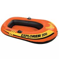 INTEX Надувная лодка Explorer-200 двухместная 185*94*41 см 58330