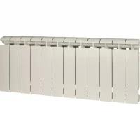 Биметаллический секционный радиатор GLOBAL Style Extra 350, 12 секций, белый