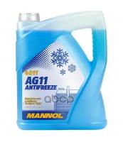 Антифриз Longterm Синий Ag11 (-40°C) (Готовый Раствор) 5 L MANNOL арт. 2037