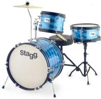 Барабанная установка STAGG TIM JR 3/16 BL