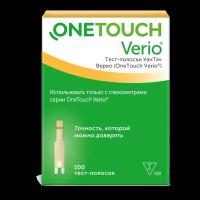 Тест-полоски One Touch Verio 100 шт