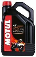 Синтетическое моторное масло Motul 7100 4T 10W40, 4 л