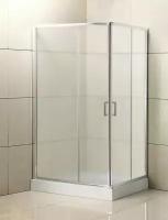 Душевой уголок BelBagno Uno 120x90 UNO-195-AH-2-120/90-P-Cr стекло матовое, профиль хром, без поддона