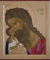 Икона Симеон Богоприимец (рукописная) 27-32 см