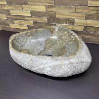 Раковина из натурального природного камня 60х43х15см