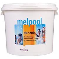 Хлор стабилизированный Melspring 90/200, 50 кг, таблетки по 200 г, медленнорастворимый
