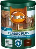 Пропитка-антисептик быстросохнущая Pinotex Classic Plus Палисандр 0,9 л