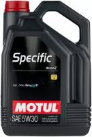 Моторное масло Motul Specific dexos2 5W30, 5 л