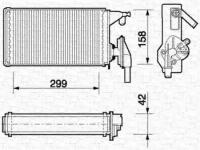 Радиатор печки IVECO DAILY II MAGNETI MARELLI 350218063000