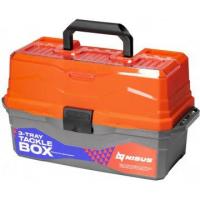 Ящик для снастей Nisus Tackle Box трехполочный оранжевый N-TB-3-O