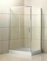 Душевой уголок BelBagno Uno 120x100 UNO-AH-1-120/100-C-Cr стекло прозрачное, профиль хром, без поддона