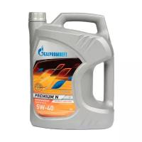 Моторное масло Gazpromneft Premium N 5W-40, 5 л