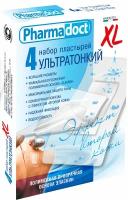 Лейкопластырь Pharmadoct Пластыри прозрачные ультратонкие водостойкие Elaskin эффект второй кожи XL