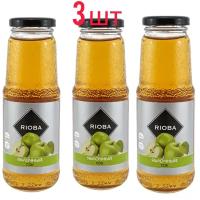 Сок Rioba / Яблочный сок / Сок с собой / Для завтрака 3шт по 0,25л