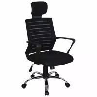 Кресло офисное Brabix Victory MG-016 ткань/сетка, черное 531924