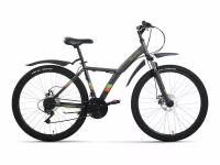 Велосипед 26 FORWARD DAKOTA 1.0 (6-ск.) 2022 (рама 16.5) темный/серый/оранжевый
