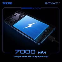 Tecno Pova Neo 2 64GB Серый уранолит