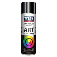 Аэрозольная краска Tytan Professional Art of the color, глянцевая, 400 мл, RAL 9005, черная