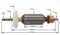 Якорь/Ротор DongCheng для болгарки УШМ BOSCH GWS 14-125CIE