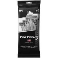 Бритвы одноразовые Toptech 3 лезвия, 4 шт