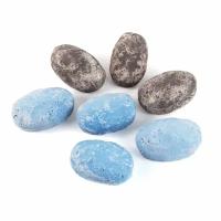 Набор Bioteplo из 7 смешанных серых и синих камней для биокаминов