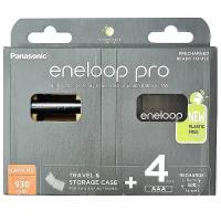 Аккумуляторы Panasonic Eneloop Pro AAA (блистер 4 штуки) + бокс