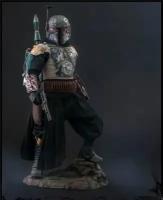 Коллекционная фигурка Hot Toys 1/6 Star Wars: The Mandalorian - Deluxe Boba Fett (Хот тойз Звездные Войны: Мандалорец - Делюкс Боба Фетт, 31 см)