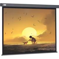 Экран Cactus 150x150см Wallscreen CS-PSW-150X150-SG 1:1 настенно-потолочный рулонный серый